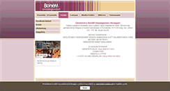 Desktop Screenshot of bohemszalon.hu