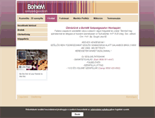 Tablet Screenshot of bohemszalon.hu
